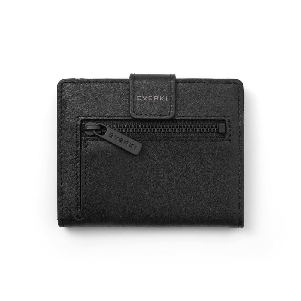NWT EVERKI RFID Blocking Slim Wallet for cards coins and bills Leather